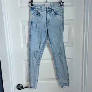 Zara Light Wash Skinny Jeans
